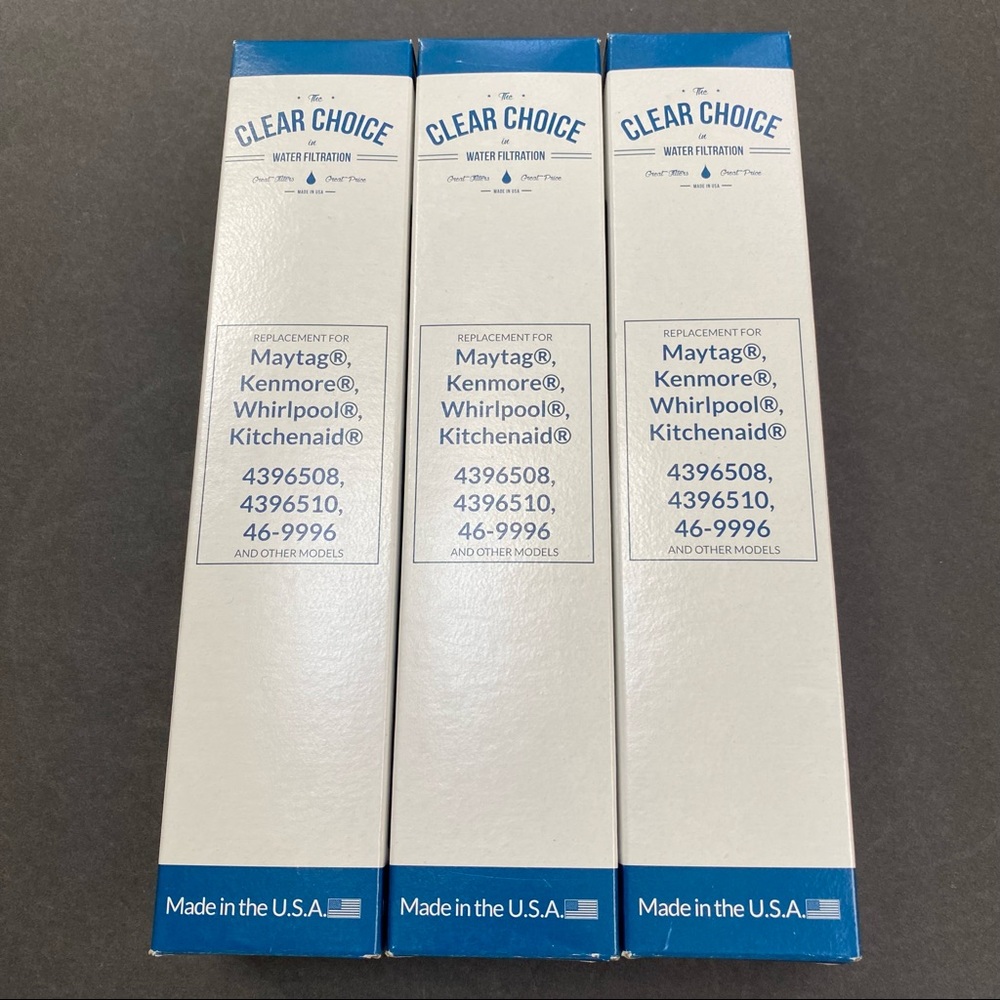 ClearChoice Replacement Water Filter 3-Pack for 4396508 4396510 46-9996 NEW - Picture 8 of 8